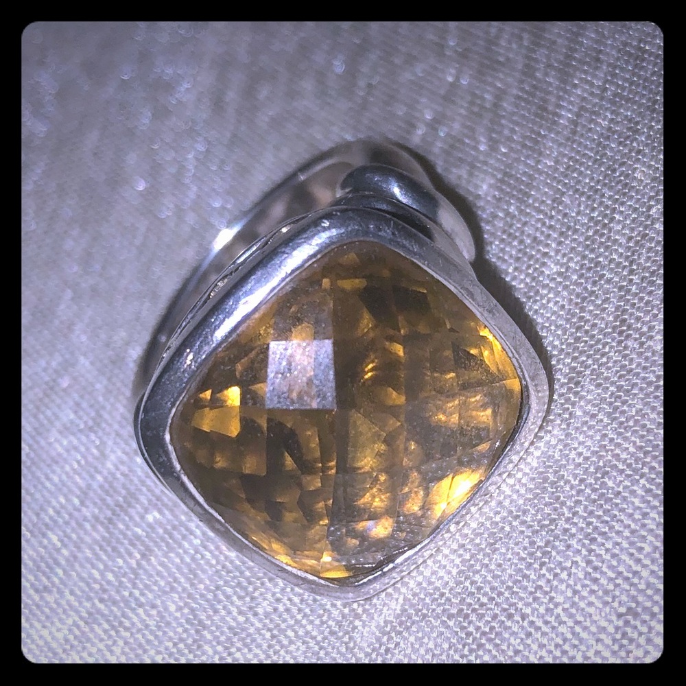 ✨Sterling Silver Citrine Ring ✨